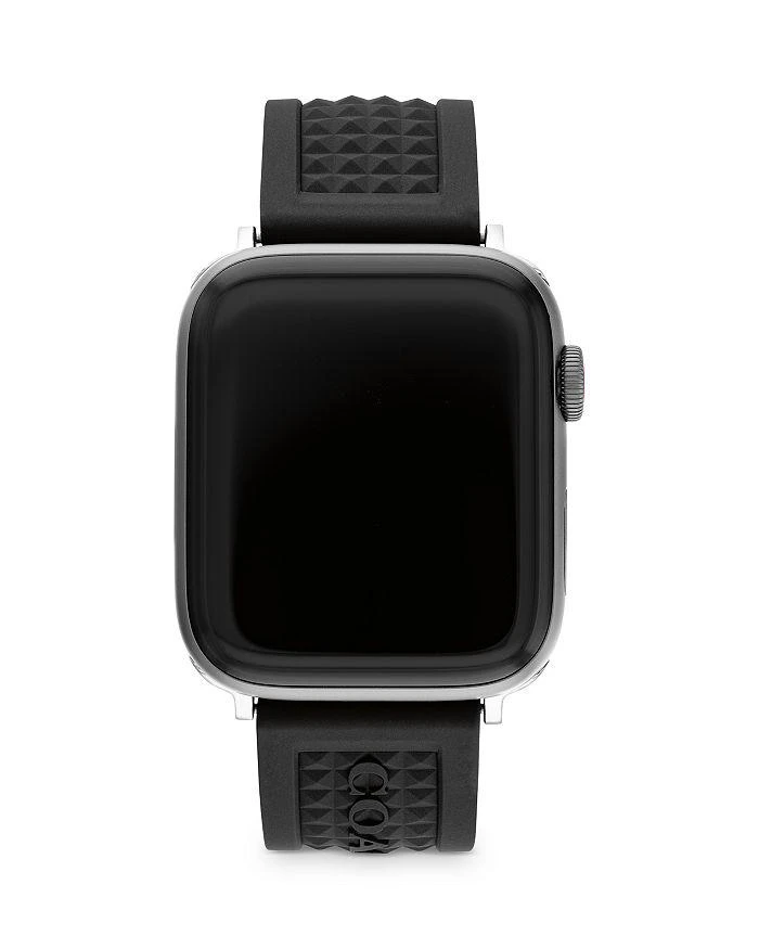 商品Coach|Apple Watch© Signature Silicone Strap, 42mm & 44mm,价格¥479,第1张图片