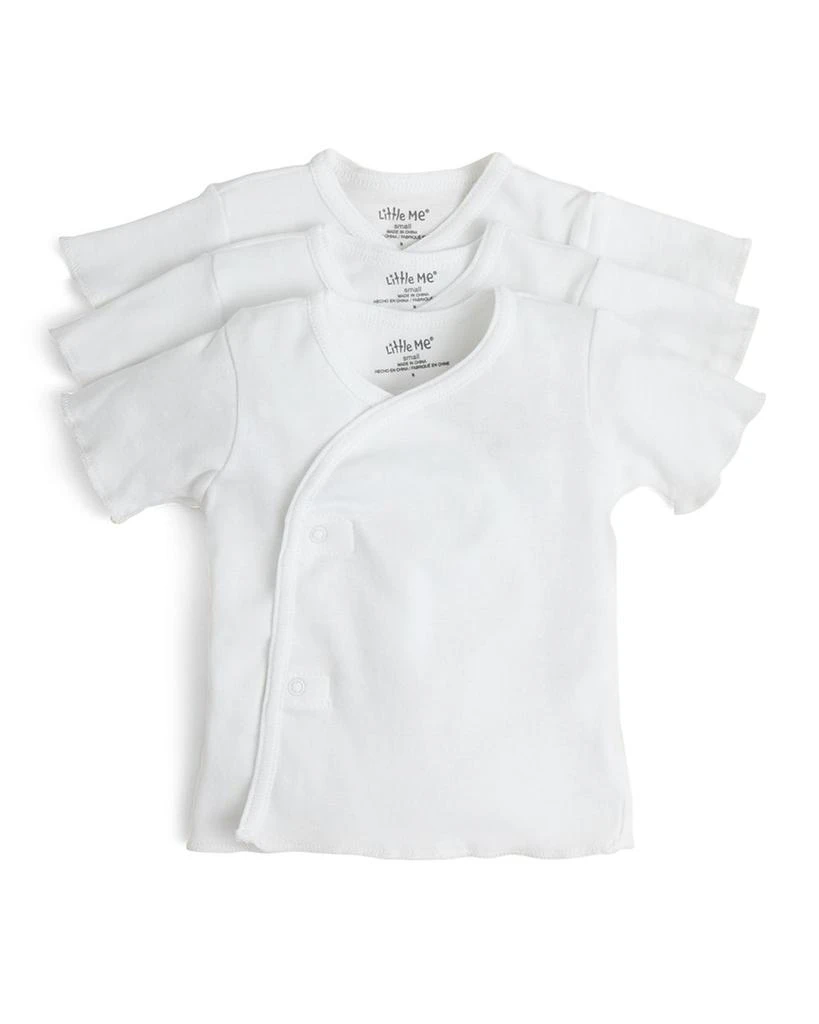 商品Little Me|Unisex Side-Snap Shirt, 3 Pack - Baby,价格¥113,第1张图片详细描述