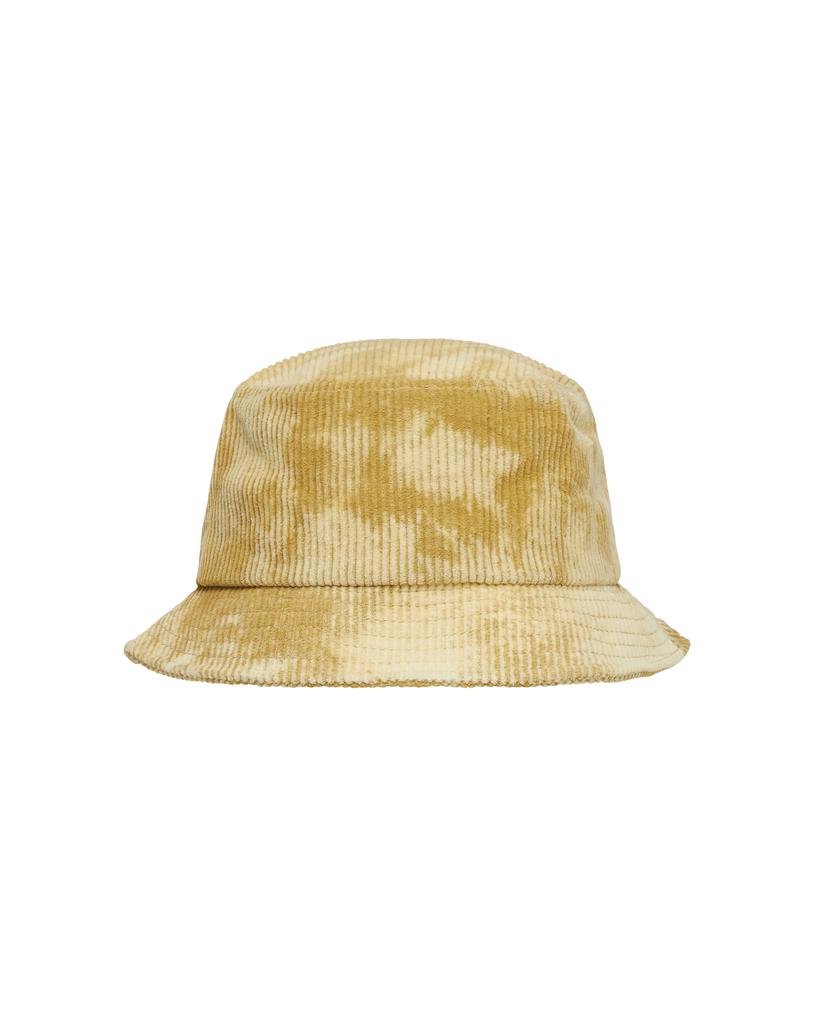 Spikey Bleached Cord Bucket Hat Yellow商品第4张图片规格展示
