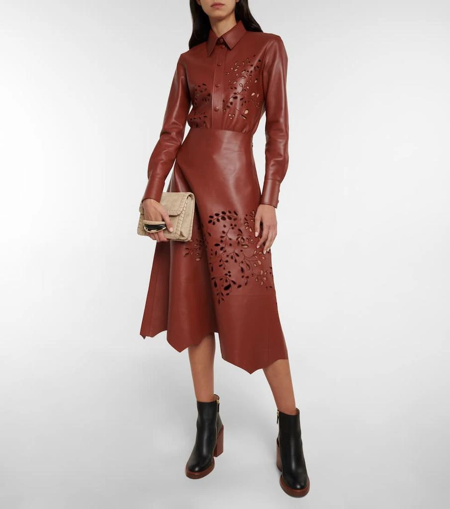 商品Chloé|Kattie suede crossbody bag,价格¥18804,第5张图片详细描述