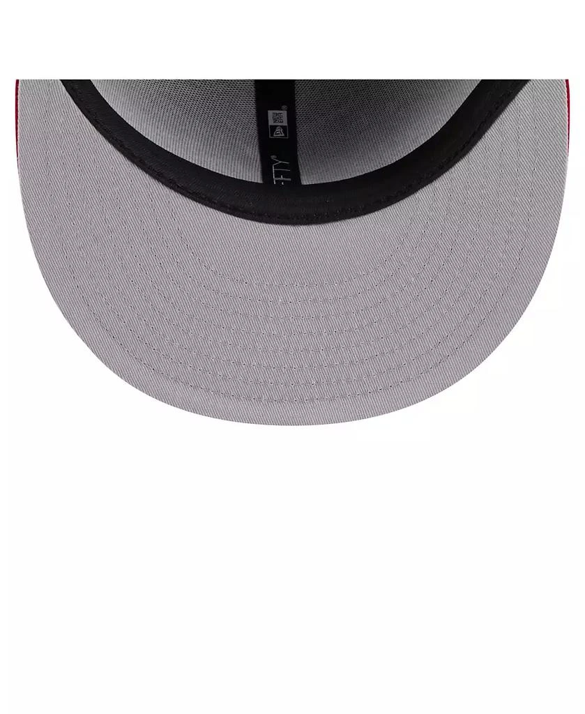 商品New Era|Men's Navy/Red Atlanta Braves Retro Pattern 59FIFTY Fitted Hat,价格¥376,第2张图片详细描述
