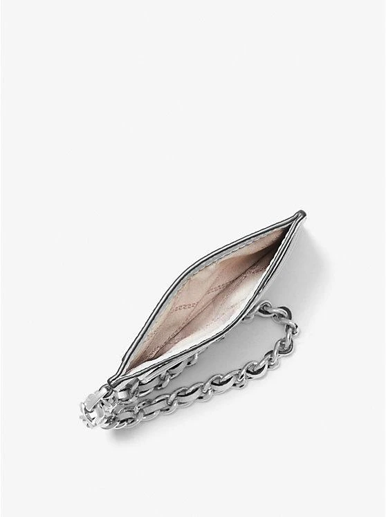 商品Michael Kors|Small Pebbled Leather Chain Card Case,价格¥293,第2张图片详细描述