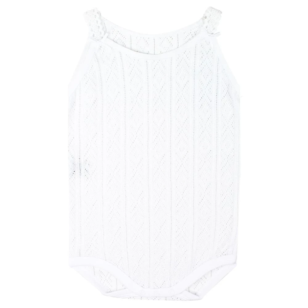 商品Babidu|White Cotton Babygrow,价格¥27,第3张图片详细描述