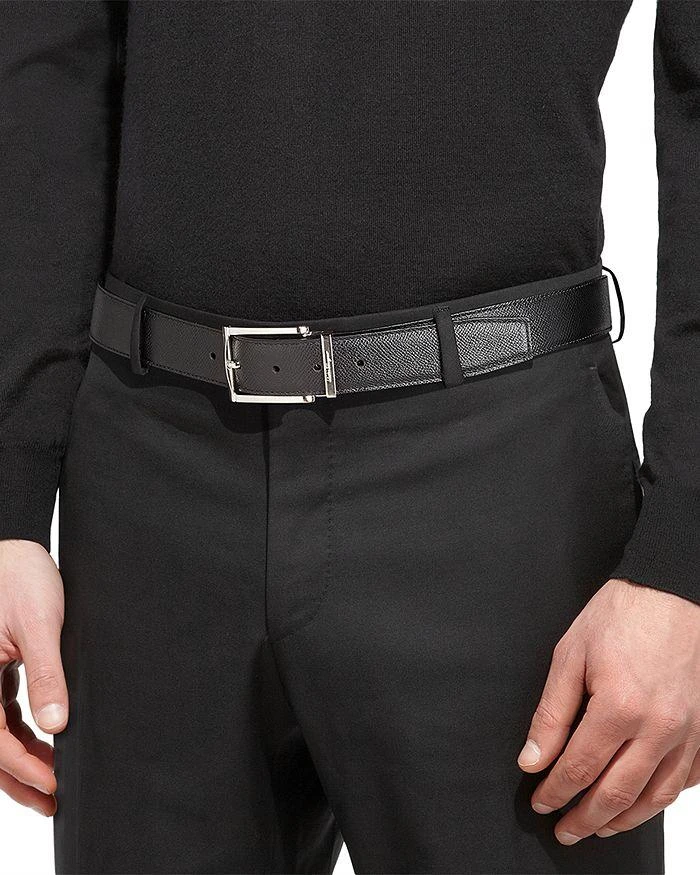 商品Salvatore Ferragamo|Salvatore Men's Leather Reversible Belt,价格¥3201,第4张图片详细描述