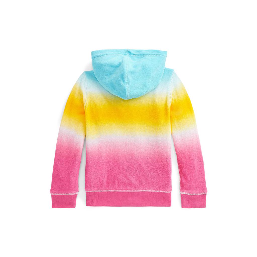 Ombré Terry Full Zip Hoodie (Little Kids)商品第2张图片规格展示