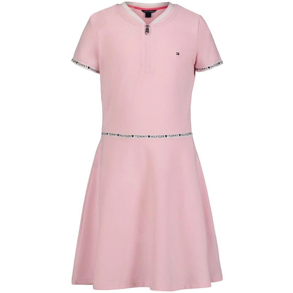 商品Tommy Hilfiger|Toddler Girls Taping Quarter Zip Dress,价格¥292,第1张图片
