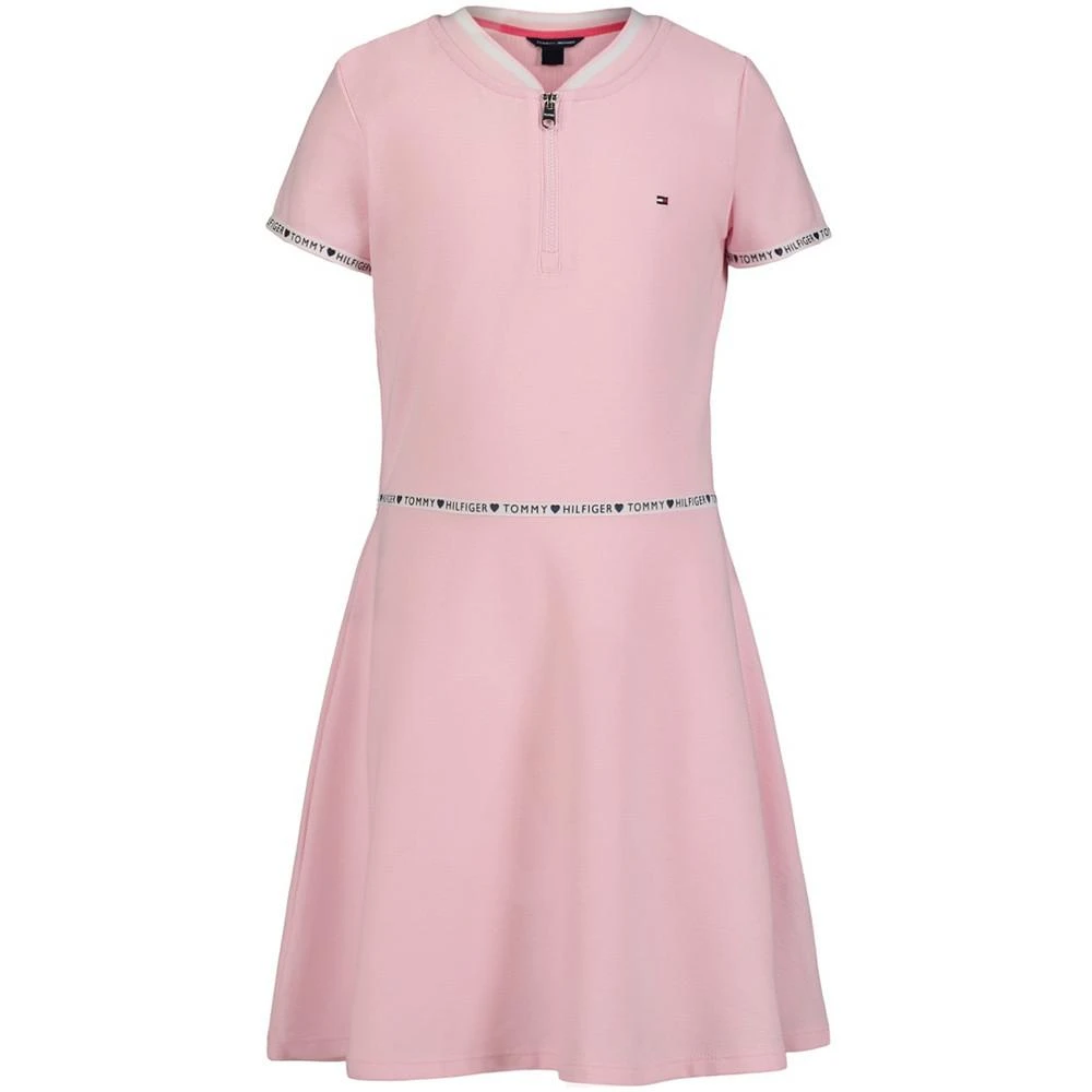 商品Tommy Hilfiger|Toddler Girls Taping Quarter Zip Dress,价格¥297,第1张图片
