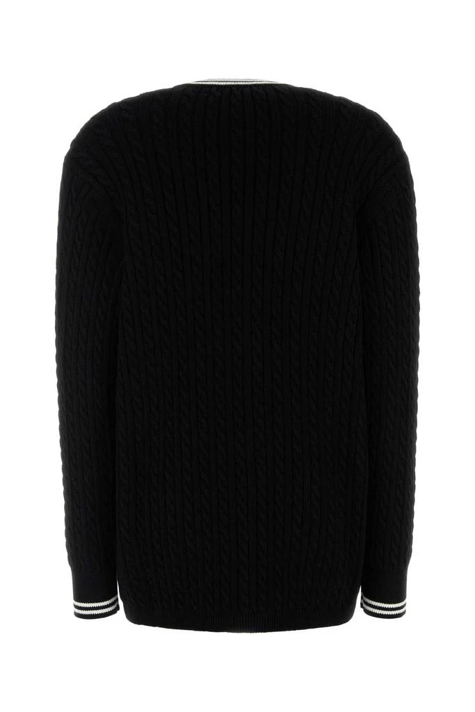 商品Alessandra Rich|Black Cotton Cardigan,价格¥5994,第2张图片详细描述