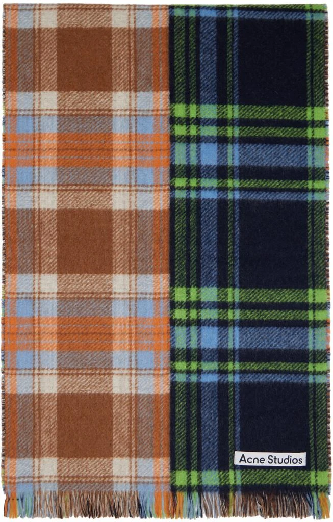 商品Acne Studios|Multicolor Check Scarf,价格¥2236,第1张图片