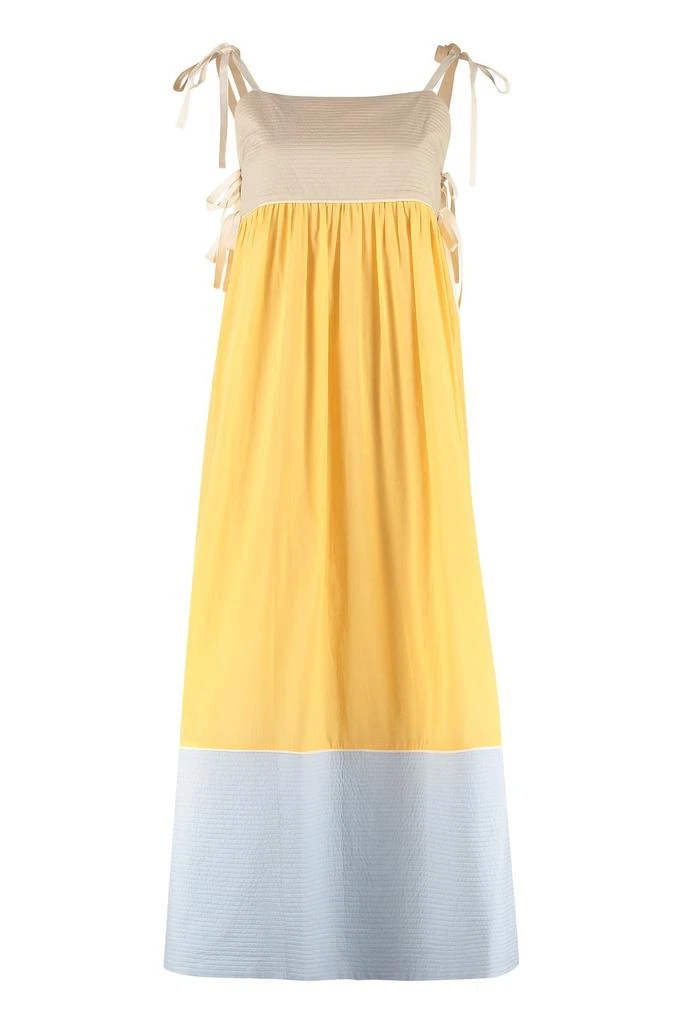 商品Tory Burch|Tory Burch Strapped Pleated Dress,价格¥1912,第1张图片