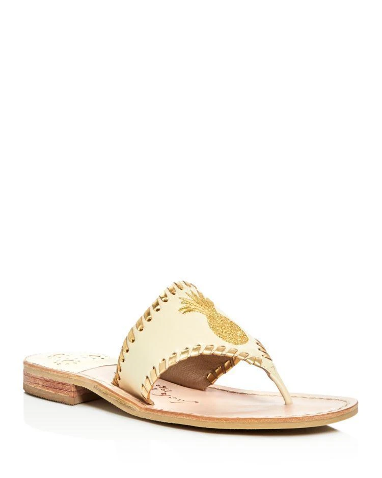 商品Jack Rogers|Pineapple Thong Sandals,价格¥775,第1张图片