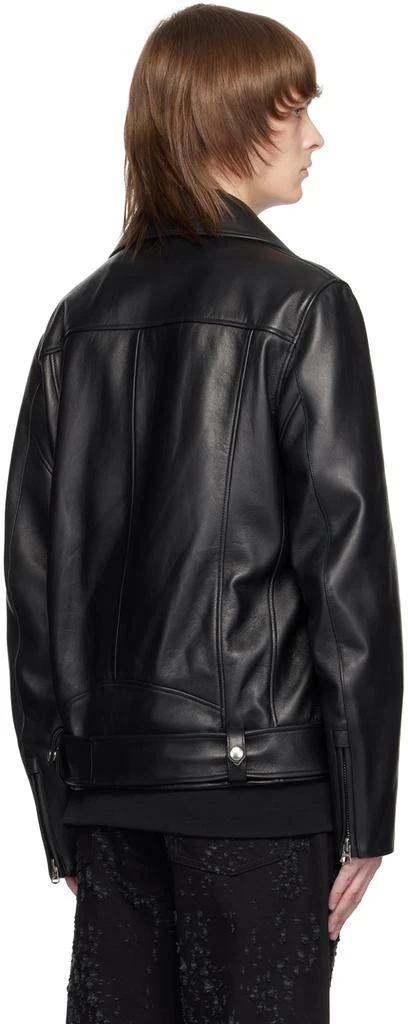 商品Acne Studios|黑色 Biker 皮革夹克,价格¥10456,第3张图片详细描述