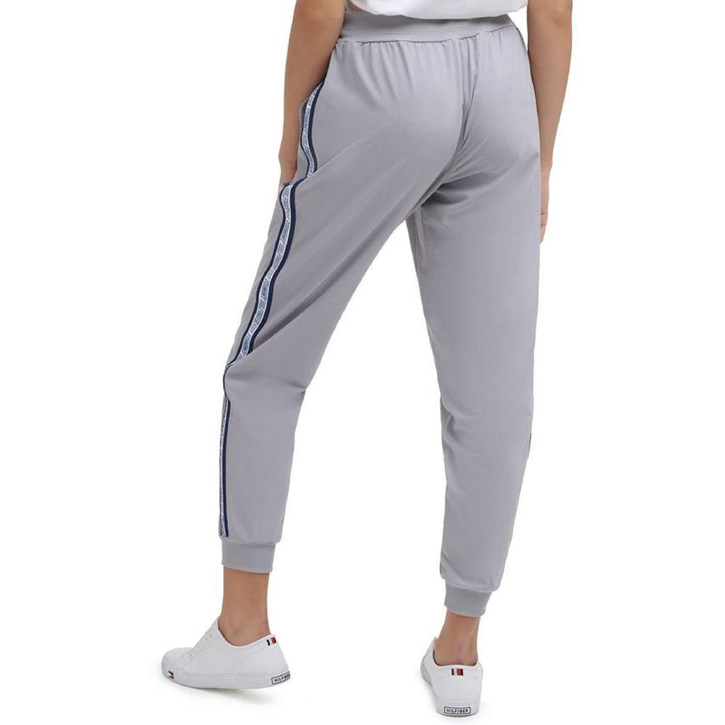 Tommy Hilfiger Sport Womens Logo Trim High Rise Jogger Pants商品第4张图片规格展示