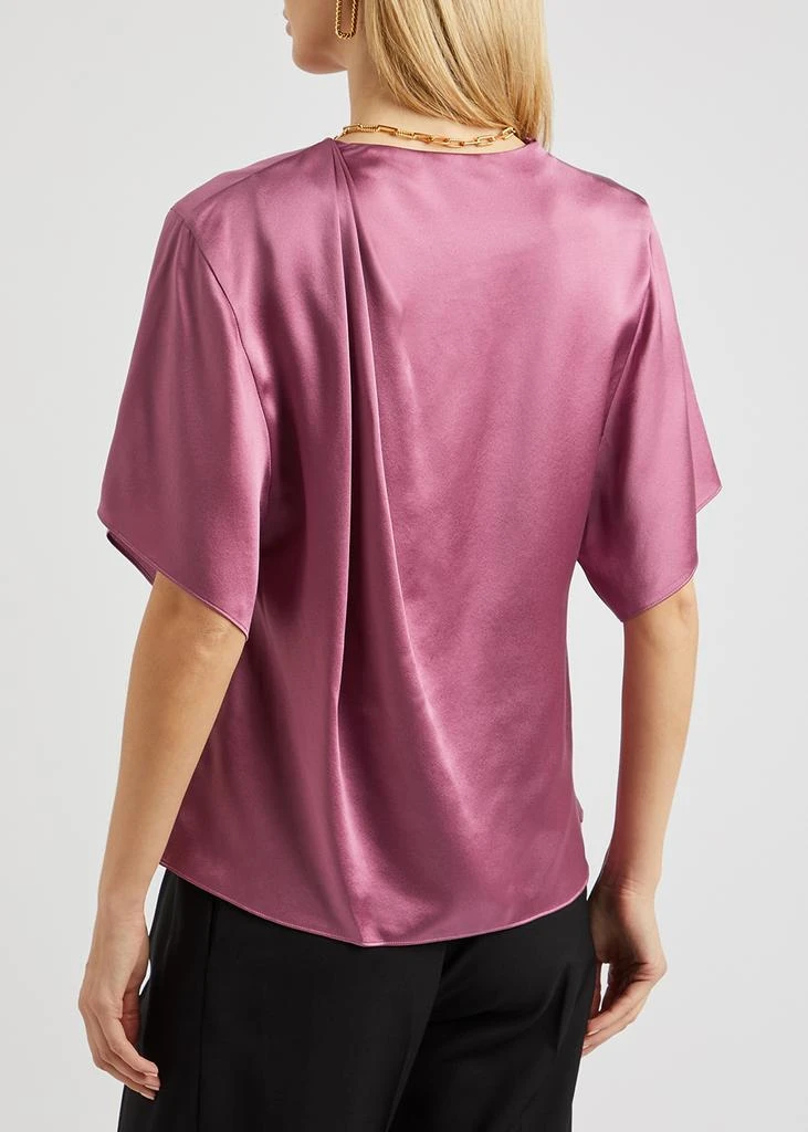 商品Vince|Purple silk-satin top,价格¥1425,第3张图片详细描述