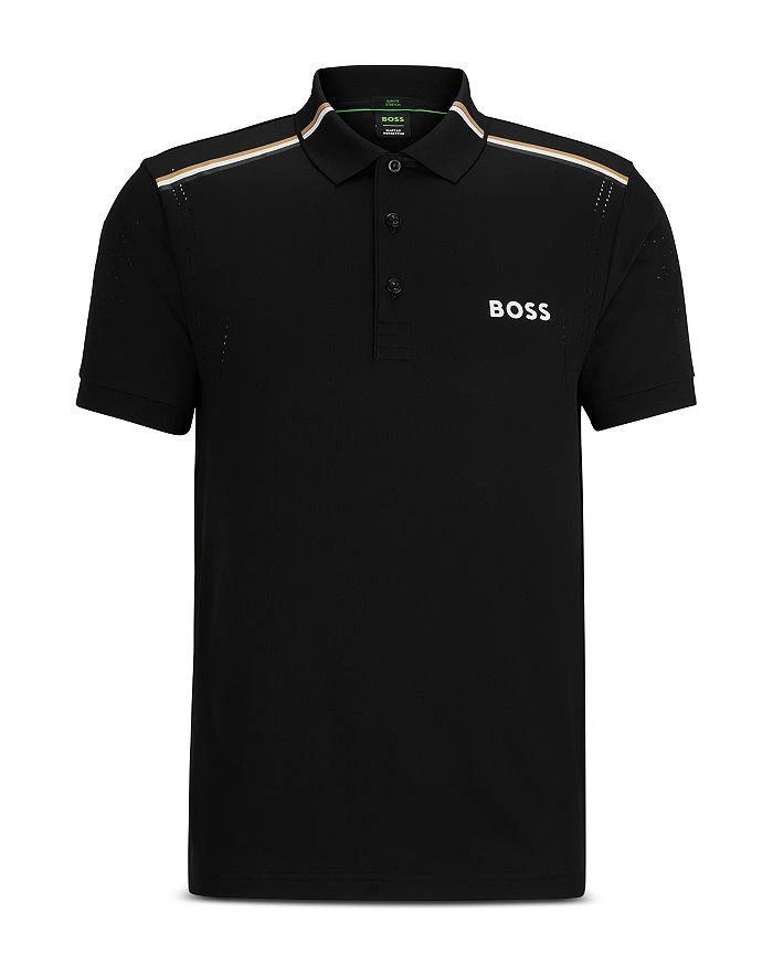 商品Hugo Boss|Patteo MB Signature Striped Slim Fit Polo Shirt,价格¥775,第5张图片详细描述