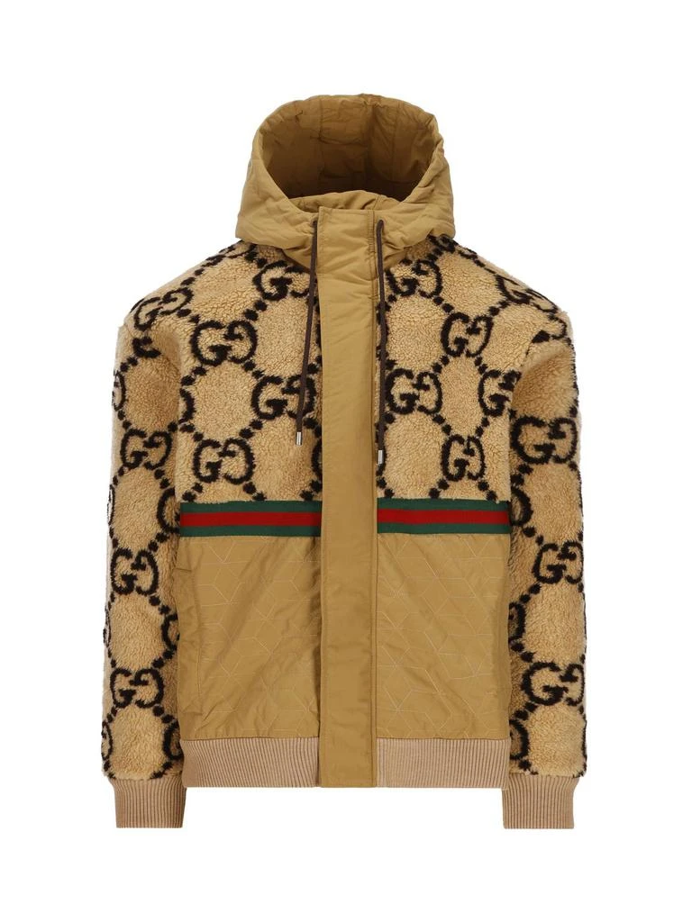 商品Gucci|Gucci GG Jacquard Long-Sleeved Jacket,价格¥14388,第1张图片