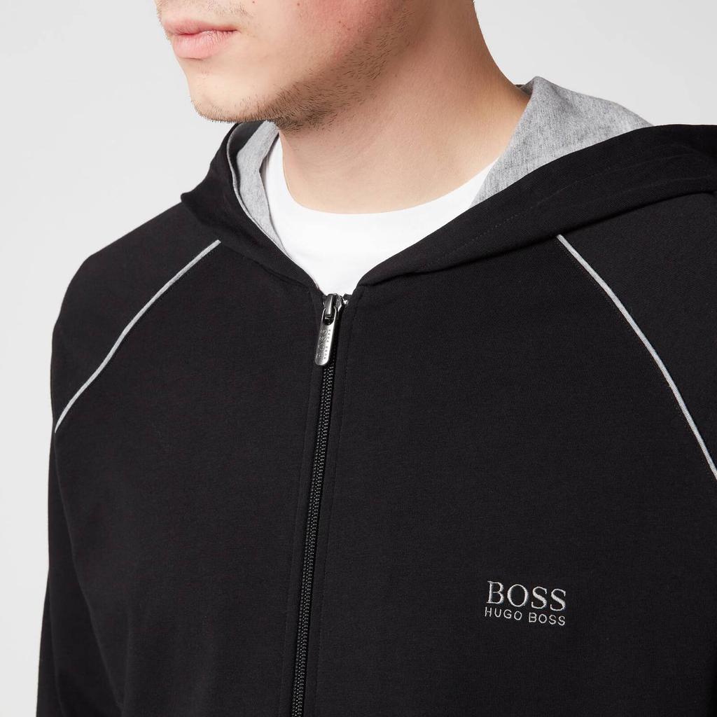 BOSS Bodywear Men's Mix & Match Hooded Jacket - Black商品第3张图片规格展示
