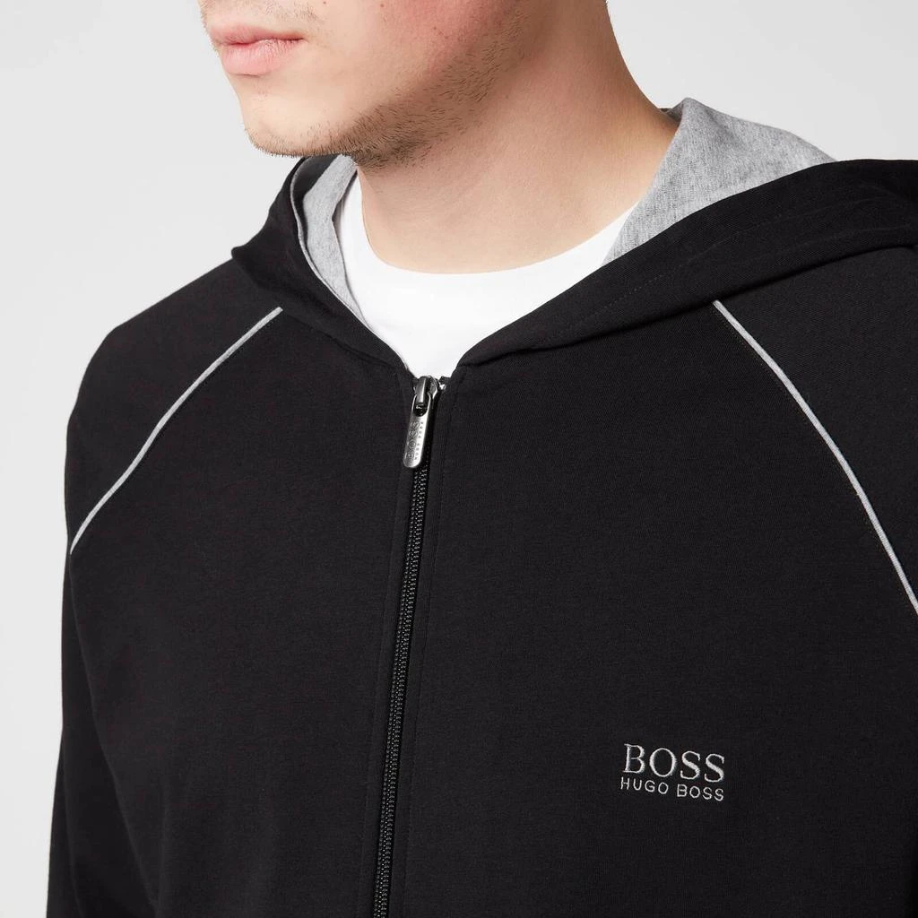 商品Hugo Boss|BOSS Bodywear Men's Mix & Match Hooded Jacket - Black,价格¥324,第3张图片详细描述