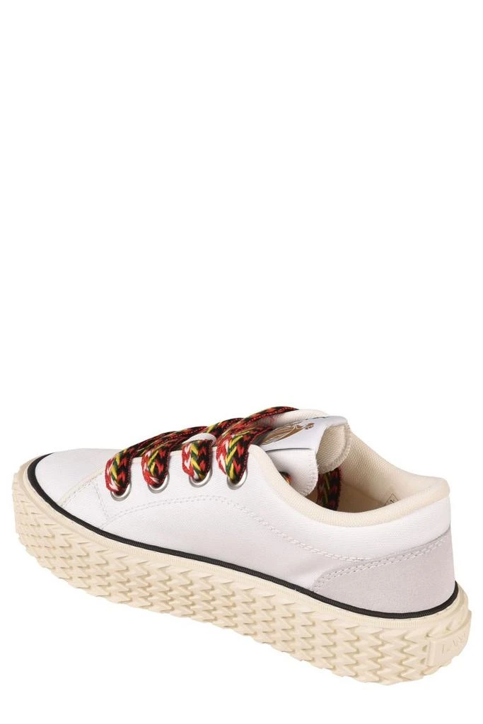 商品Lanvin|Lanvin Low-Top Logo-Patch Sneakers,价格¥1995,第3张图片详细描述