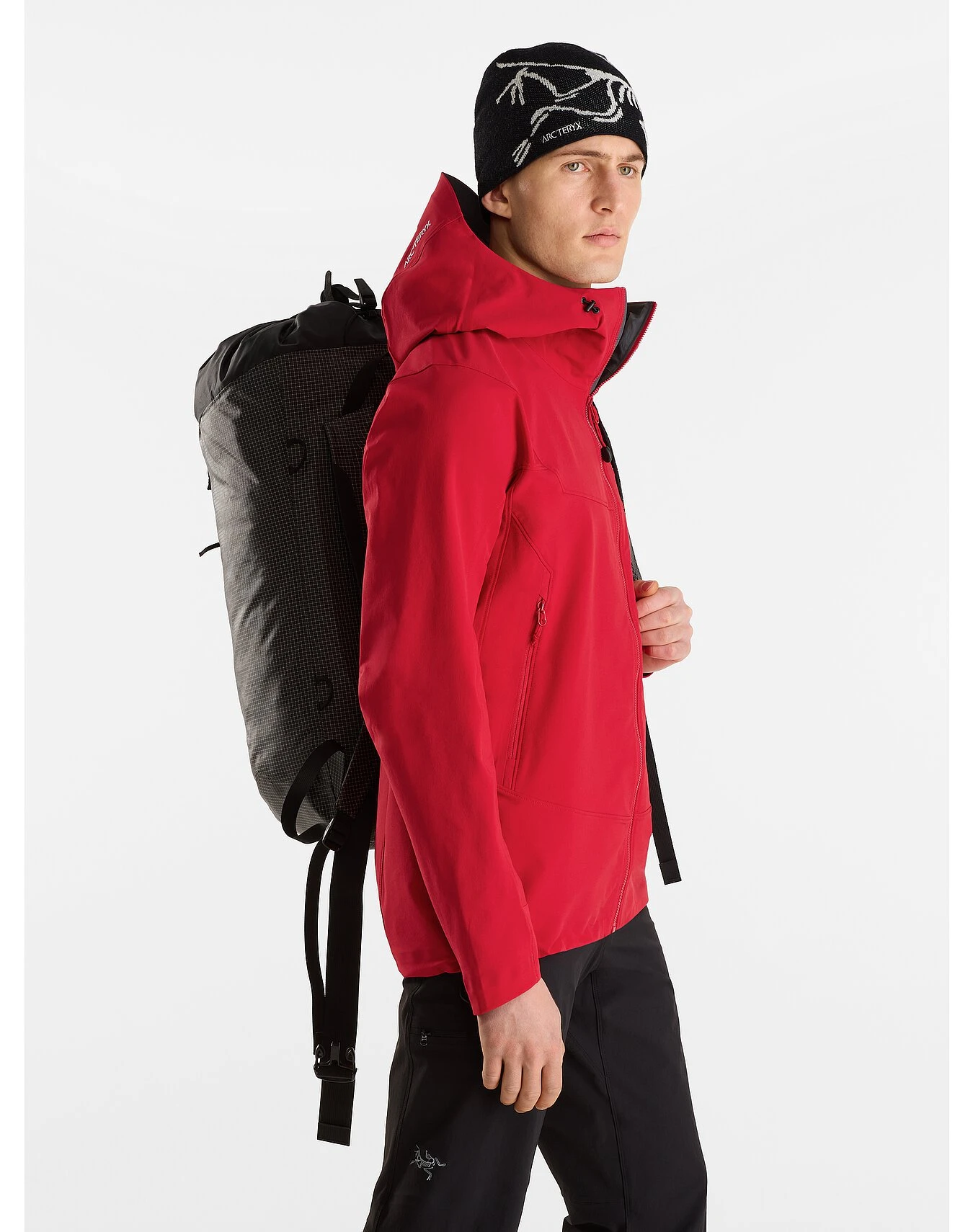 商品【商品预售7天】 Arc'teryx|Arc'teryx 男士户外软壳衣 X000007465HERITAGE 红色,价格¥2319,第6张图片详细描述