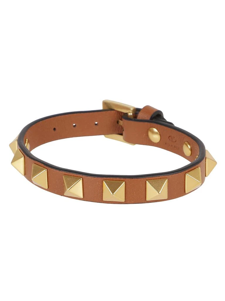 商品Valentino|Valentino Garavani Leather Studded Bracelet (8x8mm),价格¥2187,第1张图片