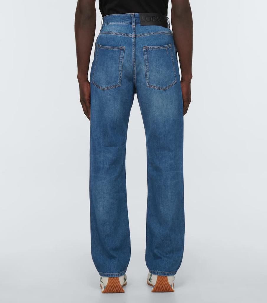 High-rise straight jeans商品第4张图片规格展示
