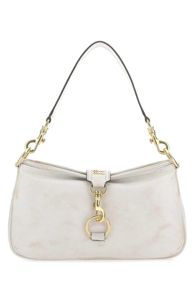 Miu Miu Distressed Zipped Shoulder Bag商品第1张图片规格展示