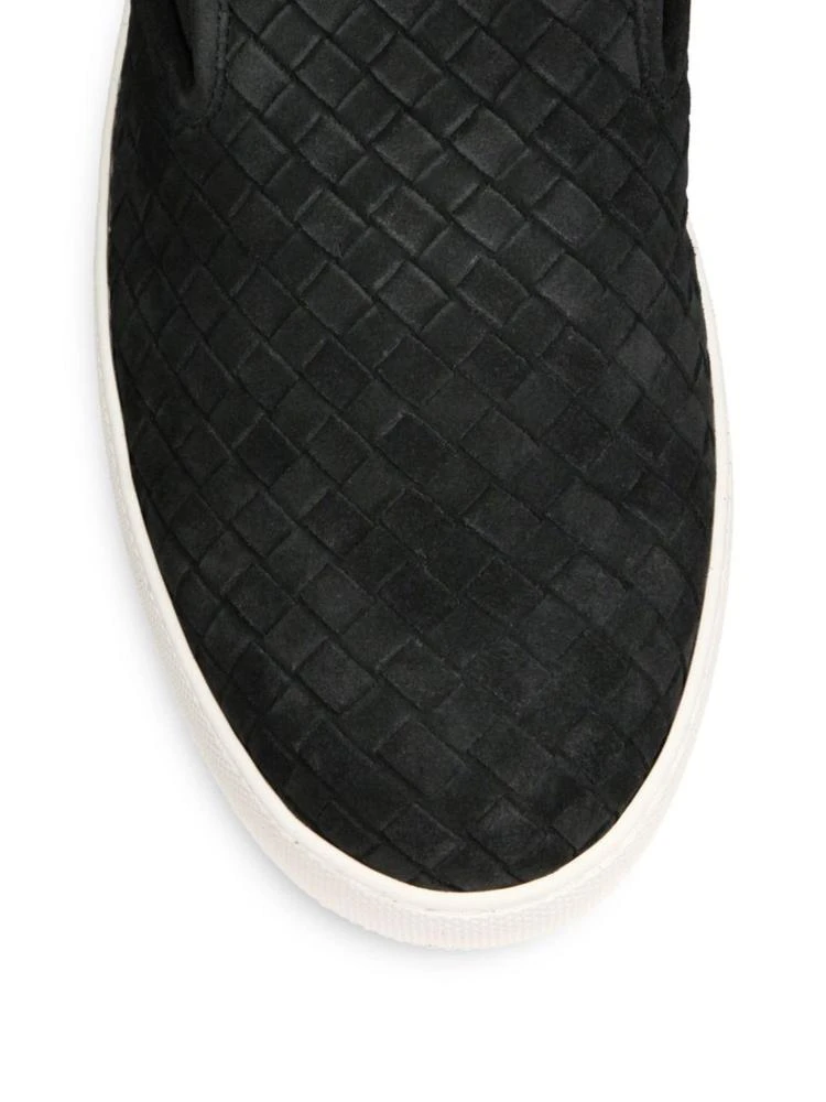 商品Bottega Veneta|Bottega Veneta - Dodger Intrecciato Slip-On Suede Sneakers,价格¥1911,第3张图片详细描述