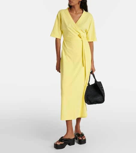 商品Max Mara|Pisano cotton-blend midi dress,价格¥1250,第2张图片详细描述