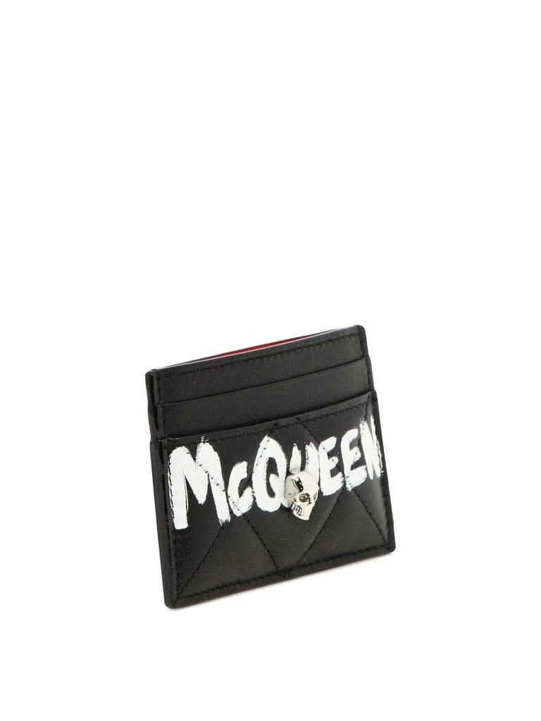商品Alexander McQueen|Alexander McQueen Skull Plaque Cardholder,价格¥1809,第3张图片详细描述