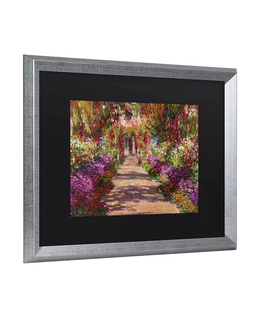 商品Trademark Global|Claude Monet A Pathway in Monet's Garden Matted Framed Art - 20" x 25",价格¥505,第2张图片详细描述