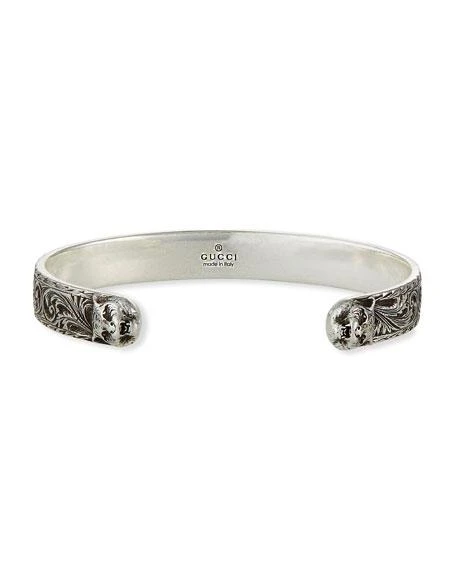 商品Gucci|Men's Feline Cuff Bangle Bracelet,价格¥3826,第1张图片