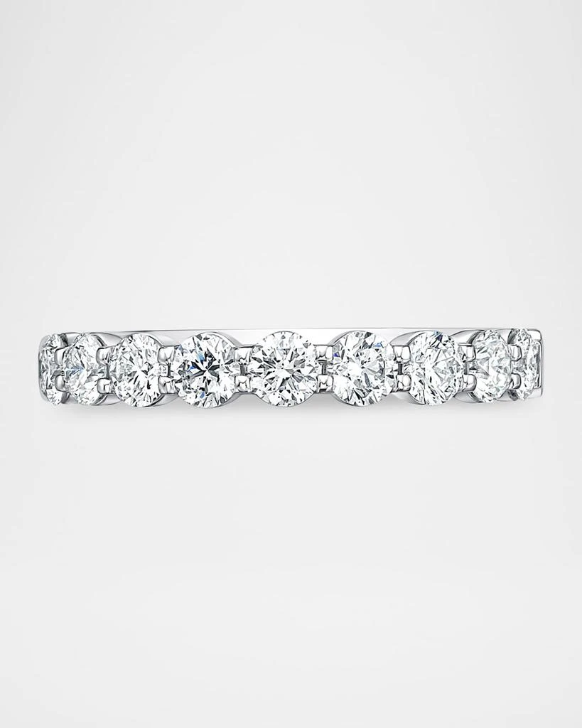 商品Memoire|Petite Prong 9-Stone Diamond Band in Platinum,价格¥30520,第2张图片详细描述