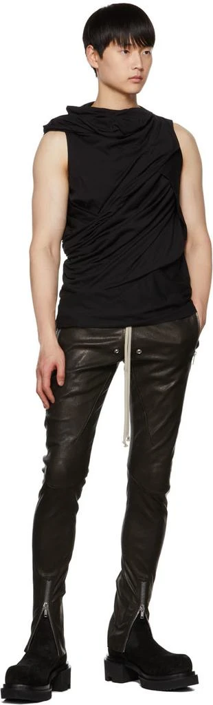 商品Rick Owens|Black Gary Leather Pants,价格¥10975,第4张图片详细描述