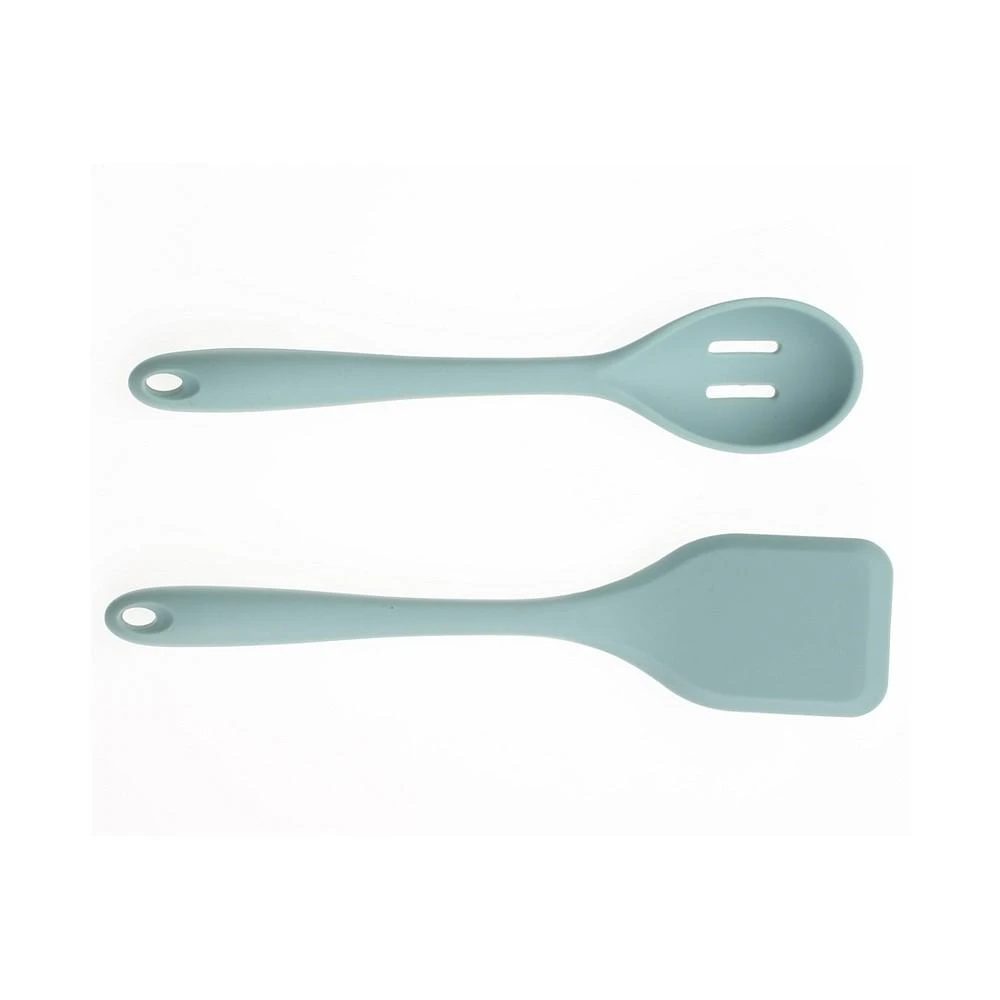 商品Art & Cook|2 Piece Silicone Solid Turner and Slotted Spoon Set,价格¥53,第1张图片