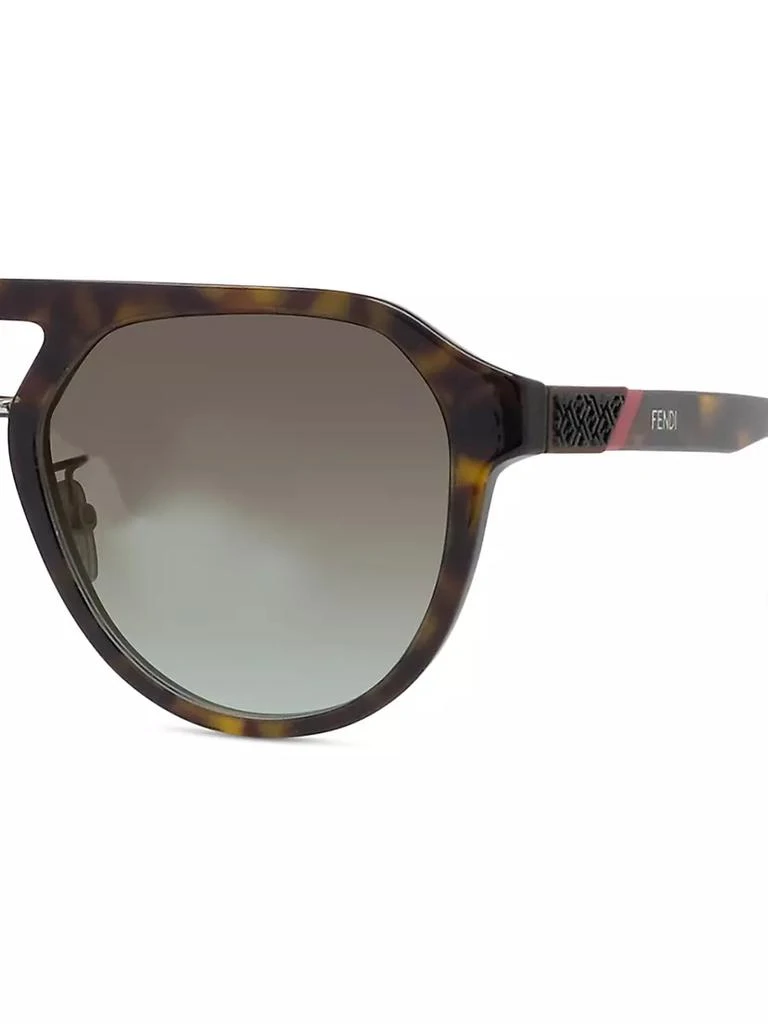 商品Fendi|54MM Pilot Polished Sunglasses,价格¥3206,第3张图片详细描述