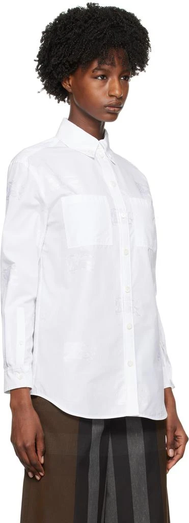 商品Burberry|白色图案衬衫,价格¥11062,第2张图片详细描述