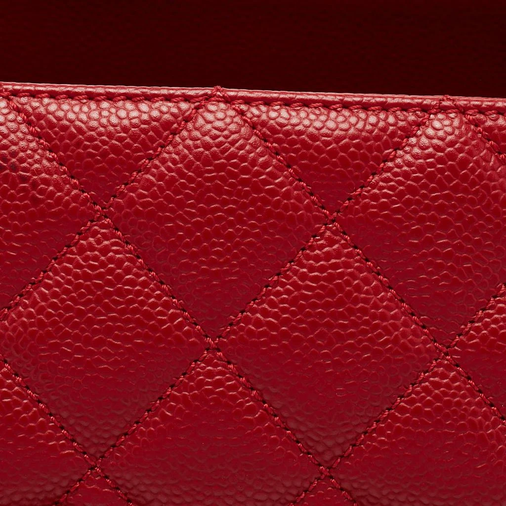 商品[二手商品] Chanel|Chanel Red Quilted Caviar Leather GST Tote,价格¥17600,第5张图片详细描述