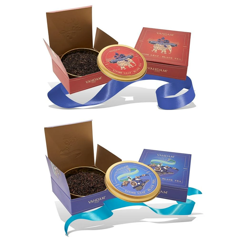 商品Vahdam Teas|Darjeeling Summer Maharaja Breakfast Black Tea, Combo, Gift Set,价格¥150,第2张图片详细描述