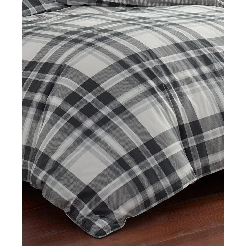 商品Eddie Bauer|CLOSEOUT! Coal Creek Plaid White Reversible 3-Piece King Quilt Set,价格¥1127,第2张图片详细描述