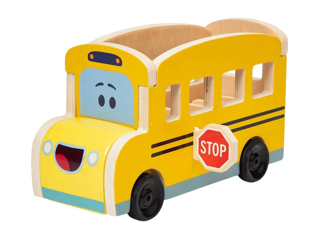 商品Melissa & Doug|Blues Clues & You Wooden Pull-Back School Bus,价格¥174,第3张图片详细描述