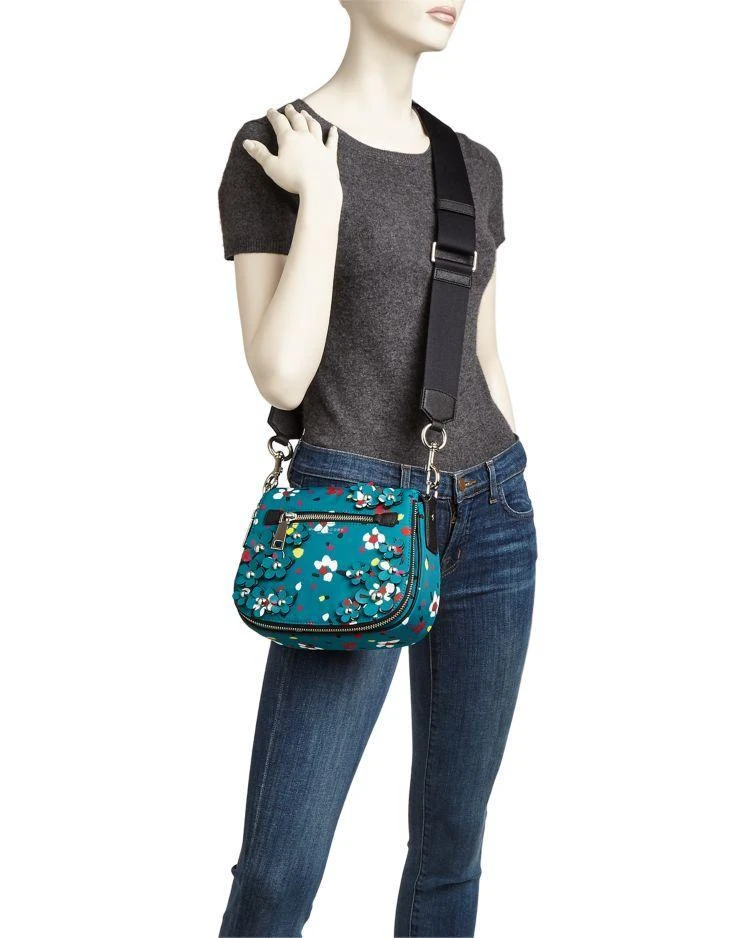 商品Marc Jacobs|3D Painted Flowers Nomad Small Saddle Bag,价格¥2523,第2张图片详细描述