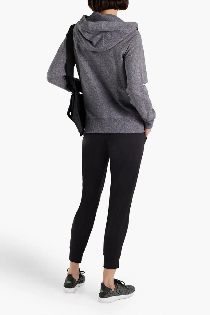 商品DKNY|Cotton-blend fleece zip-up hoodie,价格¥195,第3张图片详细描述