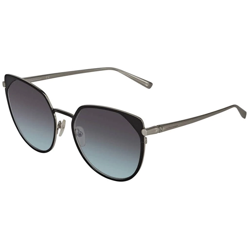 商品Longchamp|Longchamp Grey Cat Eye Ladies Sunglasses LO102S 001,价格¥389,第1张图片