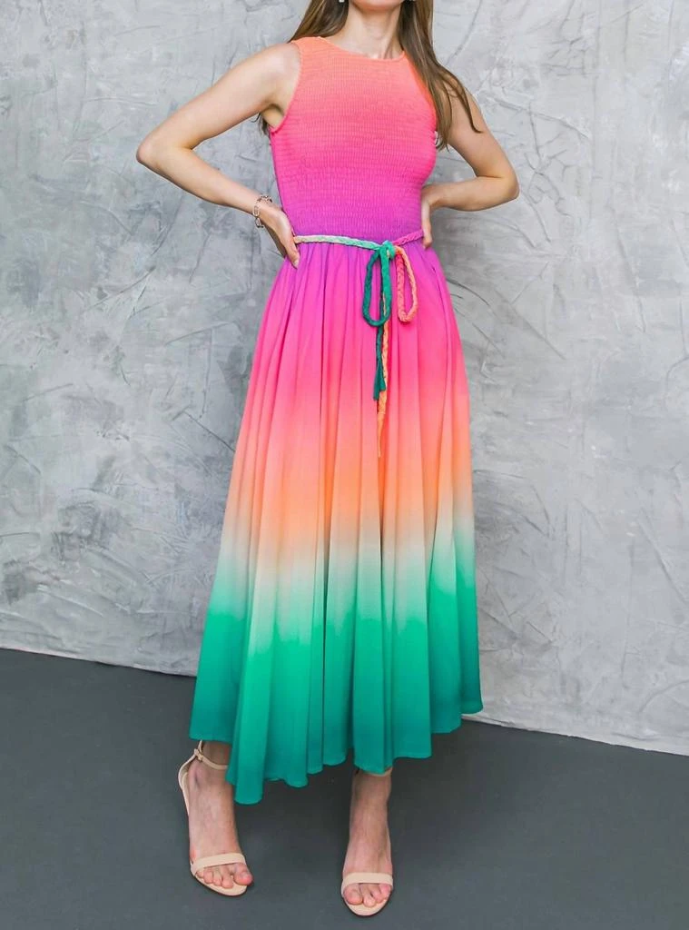 商品FLYING TOMATO|Flying Tomato - Cater To You Woven Midi Dress,价格¥412,第2张图片详细描述