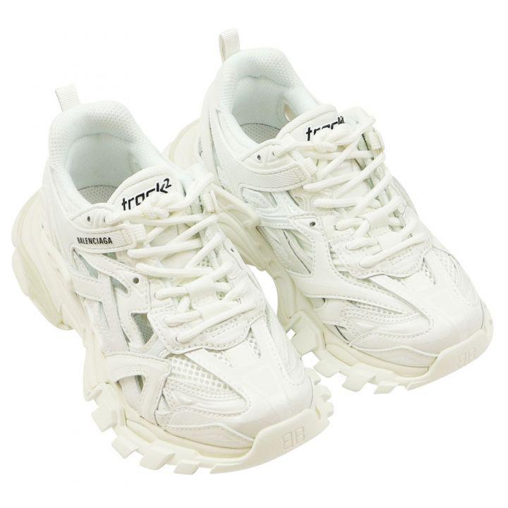 商品Balenciaga|小童 Track 2 运动鞋 纯白色,价格¥2419,第4张图片详细描述