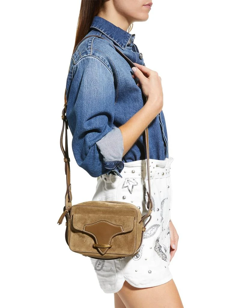 商品Isabel Marant|Wasy Zip Suede Camera Crossbody Bag,价格¥4554,第4张图片详细描述