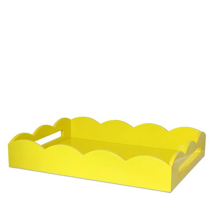 商品Addison Ross|Medium Lacquer Scalloped Serving Tray,价格¥1613,第1张图片