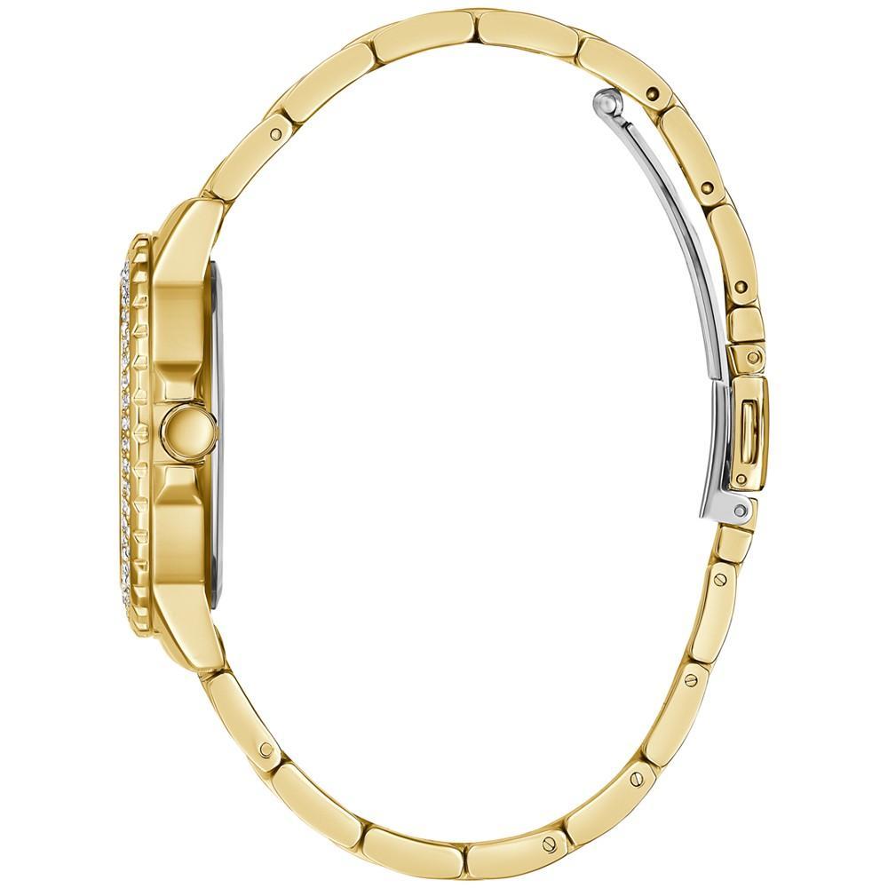 商品GUESS|Women's Gold-Tone Stainless Steel Bracelet Watch 36mm,价格¥842,第7张图片详细描述