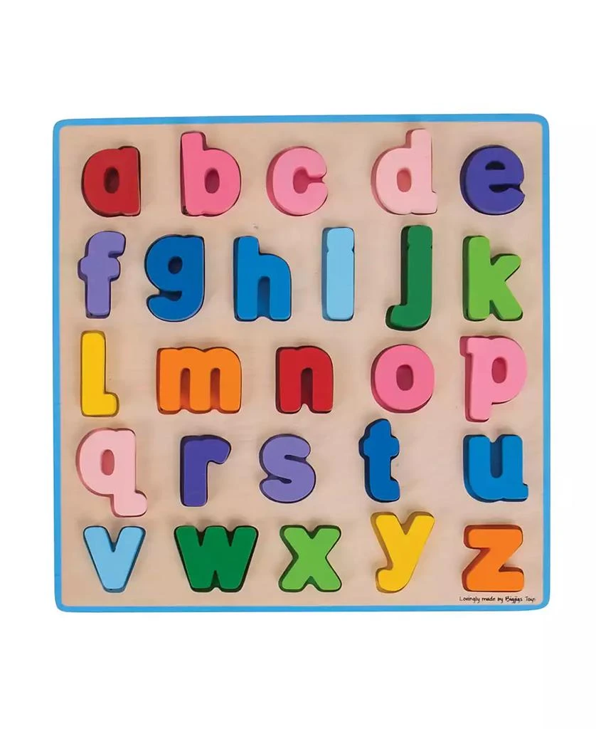 商品Bigjigs Toys|Chunky Alphabet Lowercase Puzzle, 26 Pieces,价格¥249,第2张图片详细描述